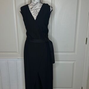 White House Black Market Sleeveless Black Maxi Dress